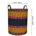 thumbnail image 2 of DouZhe Grands Paniers à Linge Pliables Étanches, Imprimés Rétro Style Tribal Africain Circular Hamper avec Poignées, 2 of 6