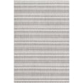 thumbnail image 3 of Unique Loom Outdoor Striped Collection Area Rug - Maia (4' x 6' Rectangle Beige/Black), 3 of 7