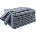 thumbnail image 1 of Ultra Premium Microfiber Kitchen Dish Cloth Waffle Weave, 8 Pack (12x12 in, Gray), 1 of 6