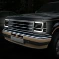 thumbnail image 5 of DNA Motoring HL-LB2-FEXP91-BK-SM-CL1 For 91-94 Ford Explorer Pair C -Styling LED DRL Light Bar Headlight + Bumper Turn Signal + Corner Lamps Dark Smoked 92 93, 5 of 6