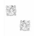 thumbnail image 3 of Unique Moments Women's 1 Carat T.W. Round Cut Lab Grown Diamond Stud Earrings Sterling Silver, 3 of 7