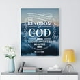 thumbnail image 2 of Scripture Walls And His Righteousness Matthew 6:33 Bible Verse Canvas Christian Wall Art Ready to Hang Unframed, 2 of 9