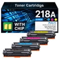thumbnail image 1 of Cartuchos de tóner SUDLTO 218A compatibles con HP 218A, paquete de 4, 1 of 8