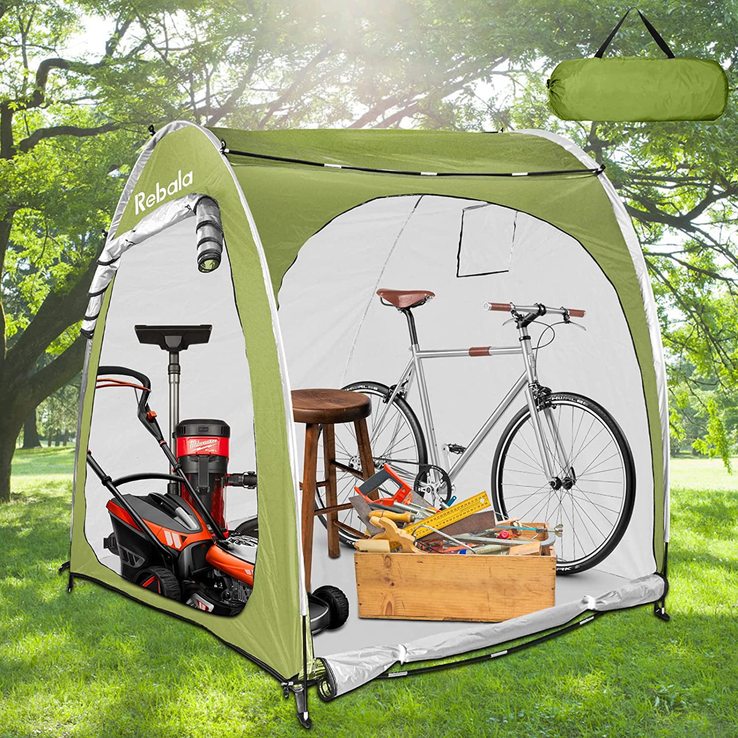 New Garden Storage Bike Camping Tent Weatherproof Outdoor Shed Protective Cover 