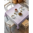 thumbnail image 6 of Light Purple Ombre Table Cloth, Modern Gradient Abstract Art Waterproof Tablecloth for Square Tables, Reusable Washable Fabric Table Cover for Restaurant Kitchen Dining Tables 54"x54", 6 of 6