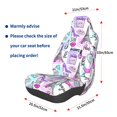 thumbnail image 2 of Lsque Eiffel Tower and Hearts Pattern Car Seat Covers for Front Seats , Waterproof Seat Covers for Cars, Sporty Front Seat Covers,Car Seat Cover Protector Front Seats, 2 of 5