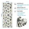 thumbnail image 2 of Cute Animal Dogs Hot Yoga Mat Towel Non Slip for Hot Yoga - Quick-Drying Yoga Mat Cover with 4 Corner Pockets with Travel Bag - Hot Yoga Towel Non Slip Grip Moisture Wicking Sweat 70"x26", 2 of 6