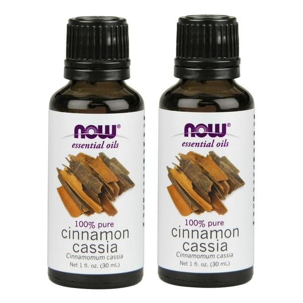 Now, 100 Pure Cinnamon Cassia Essential Oil, 1oz 2 Pack Walmart