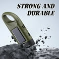thumbnail image 3 of HIBIBUD Windfire Flashlight,Buckle Design Flashlight Rechargeable,Built-In Output Function Tactical Flashlight,Green2, 3 of 7