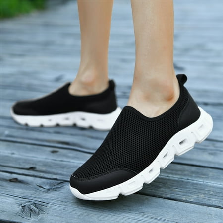 

Ladies Solid Color Mesh Breathable Slip On Low Top Flat Casual Sneakers Sneakers for Women Arch Fit Sneaker Boots for Women Size 11 Sneakers with Wheels for Women Comfy Sneakers for Women Sneakers for