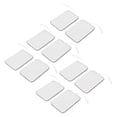 thumbnail image 4 of 10pcs Rectangular Electrode Pad Self Adhesive Electrode Patch Replacement Accessory for TENS Machine, 4 of 8