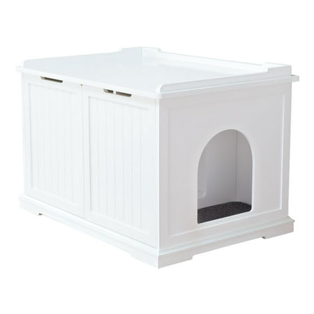 Trixie Pet Wooden Pet House and Cat Litter Box, Extra Large,