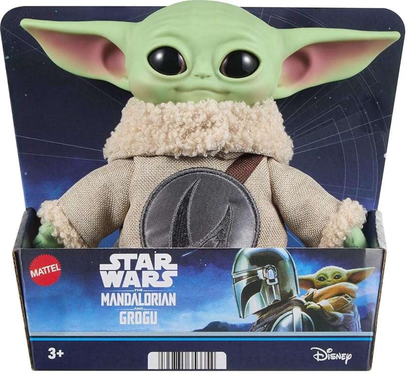 Star Wars, Plush Toy, 11-inch, Posable with Sounds and Carrier