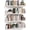 White, variant on Floating Bookshelves for Wall - Wall Mounted Bookshelf Set of 4, U-Shaped Hanging Bookshelf for Bedroom, Living Room & Office, Wall Book Shelf for Home Decor & Storage (4, White, 23.63 Inches)