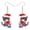 Gray, variant on Acrylic Cute Christmas Cat Earrings Pets Animals Dangle Jewelry For Women Charm Holiday Party Gifts