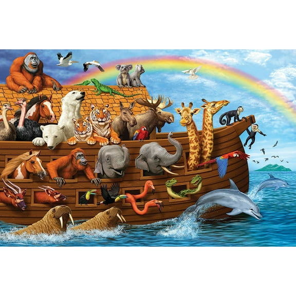 Cobble Hill Noah's Ark 36 Piece Floor Puzzle