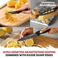 thumbnail image 3 of Nutriblade Knife Set Kitchen Nonstick Knives Set Dishwasher Safe New 4Pcs, 3 of 9