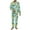 Bananas Blue, variant on Leopard Beige Pattern Mens Pajama Set Soft Button Down Pajamas Long Sleeve Pjs Sleepwear Loungear Comfy Sleep Sets with Pockets, Large