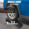 thumbnail image 3 of Uriah Products 8000 lb Heavy Duty Steel Car Ramp Pair for Cars/SUVs/Pickups for Stress-Free Home Garage Maintenance, 3 of 7
