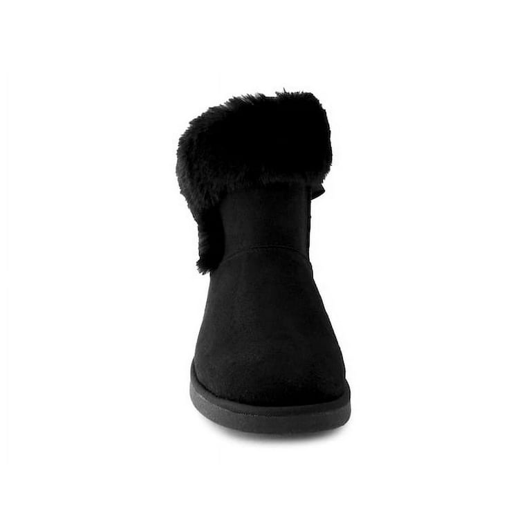 Juicy Couture BLACK MICRO Women's King Winter Boots, US 11