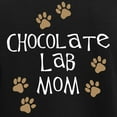 thumbnail image 3 of CafePress - Chocolate Lab Mom Wh Women's Dark Pajamas - Women's Short Sleeve Print T-Shirt and Pants Dark Cotton Pajama Set, 3 of 7