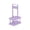 Light Purple, variant on Foldable 2 Bottle Drink Carrier Portable Bottle Holder Handheld Two Cup Caddy for Outdoor Party