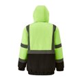 thumbnail image 6 of ToyKingdee Heated Hi-Vis Safety Jacket for Men, Waterproof Work Coat with 3M Reflective Tape for Winter, 6 of 9