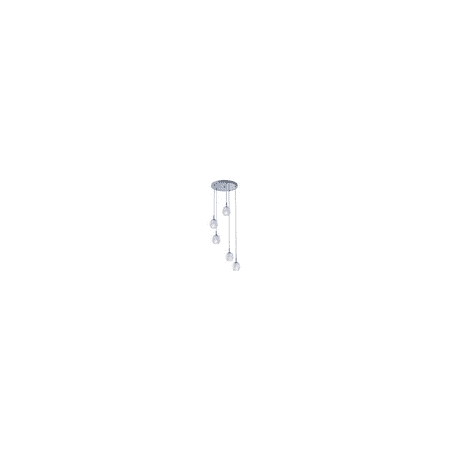

Pendants 5 Light With Polished Chrome Finish Steel Material G9 Bulb 15 inch 20 Watts