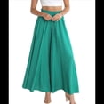 thumbnail image 3 of Pantalones Casuales para Mujer, con Cintura Elástica y Pierna , con Bolsillos. Verde XXL, 3 of 9