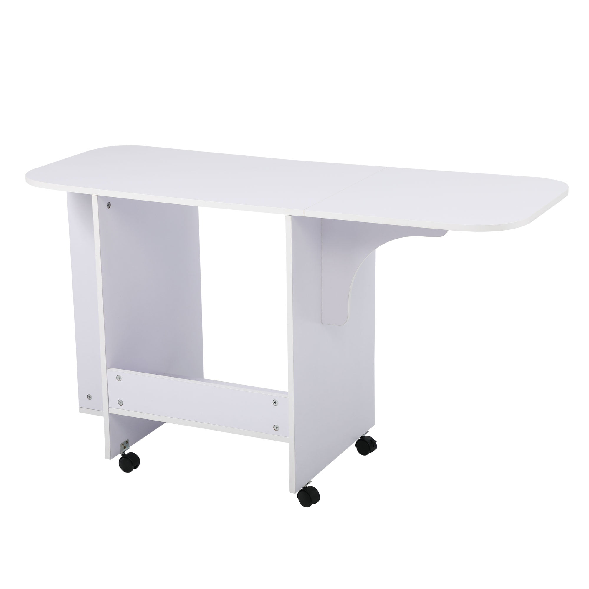 VIVOHOME Folding Sewing Craft Table, White