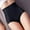 Black, variant on High Waisted Underwear For Women Compression Underwear Women Underpants Breathable Microfiber Briefs High Waist Ice Silk For Tummy Control Underwear For Women Black L