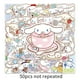 thumbnail image 1 of Pegatinas Pegatinas 50 Uds pegatinas decorativas de dibujos animados DIY pegatinas de papelería coloridas significativas, 1 of 2