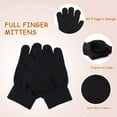 thumbnail image 4 of Monebena Kids Winter Beanie Hat Scarf Gloves Set Knit Warm Toddler Winter Cap Gloves Neck Warmer for Boys Girls 1-8 Year M01, 4 of 14