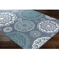 thumbnail image 3 of Hauteloom Reasnor Living Room, Bedroom Patio Outdoor Area Rug - Traditional, Transitional - Navy, Pale Blue, Teal - 7'3" x 10'6", 3 of 13