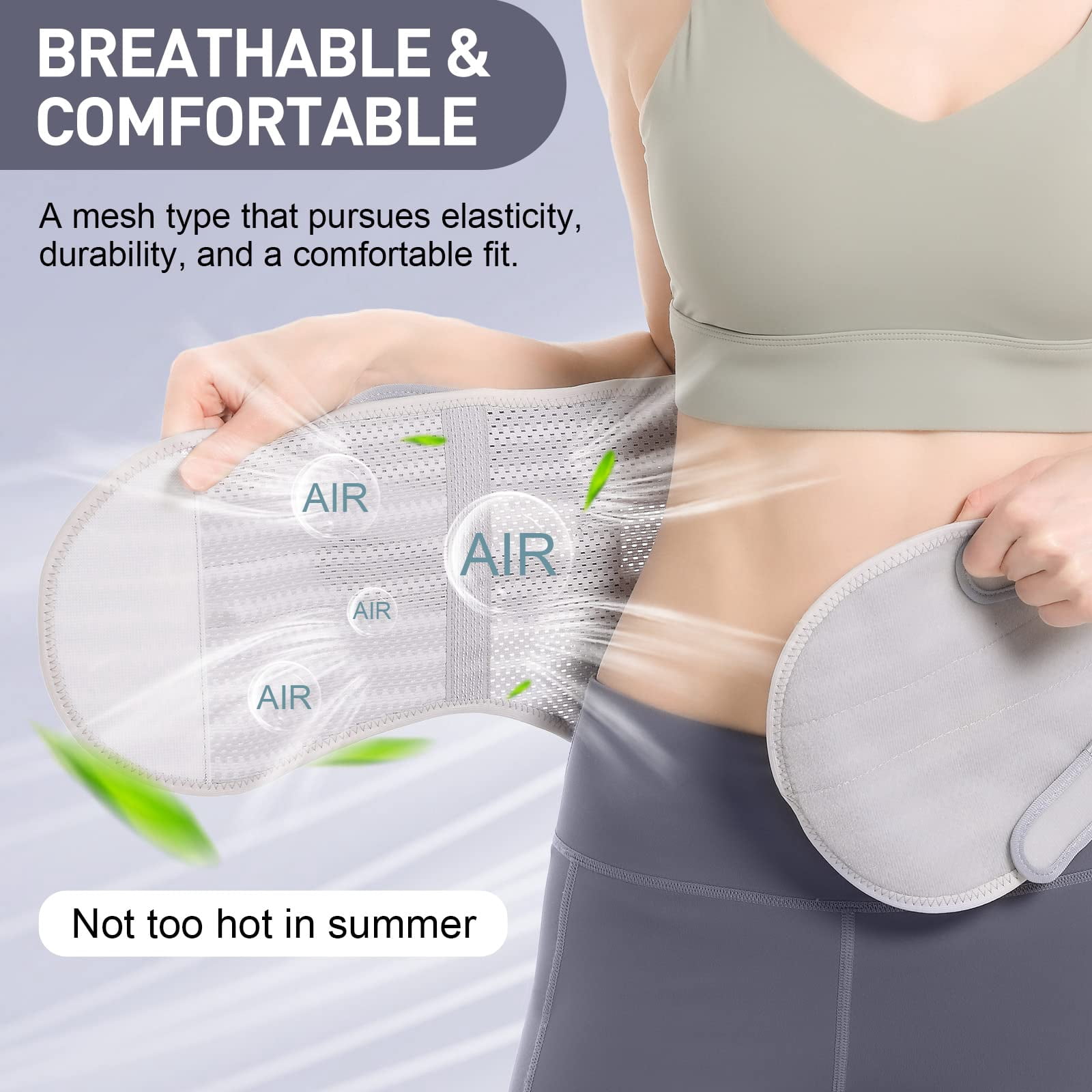 Breathable Back Brace for Relieve Lower Back Pain Women and Men - Back Support Belt and Improve Posture with Comfort, Back Pain Relief Products, Posture Corrector
