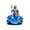 Poseidon (Standing Version), variant on erdimoy Poseidon Bust Resin Statue Lamp, 7.68×7.28×5.51 in Greek God of the Sea Sculpture with LED Blue Wave Light, USB Powered Mythology Tabletop Night Light for Home Office Decor