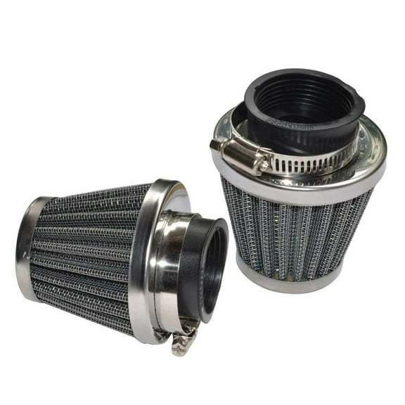 Bleiou 2 Pack Motorcycle POD Air Filter Dirt Pocket Bike ATV Pit Bike 35 38 39 40 42 46 48 50 52 54mm (35mm)