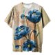 thumbnail image 4 of Blusa informal de manga corta con estampado de flores y mangas cortas para mujer Fridja gope3073, 4 of 6