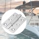 thumbnail image 5 of Boat Door Hinge Strap Hinge Stainless Steel Strap Hinge Door Strap Hinge 316 Stainless Steel Rectangular 6-hole Hinge For Boat Yacht Cabinet Door ZWS405-100 ANGGREK Otros, 5 of 8