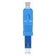 thumbnail image 1 of SC to LC Fiber Optic Hybrid Adapter Simplex Single Mode Optical Connector, 1 of 5