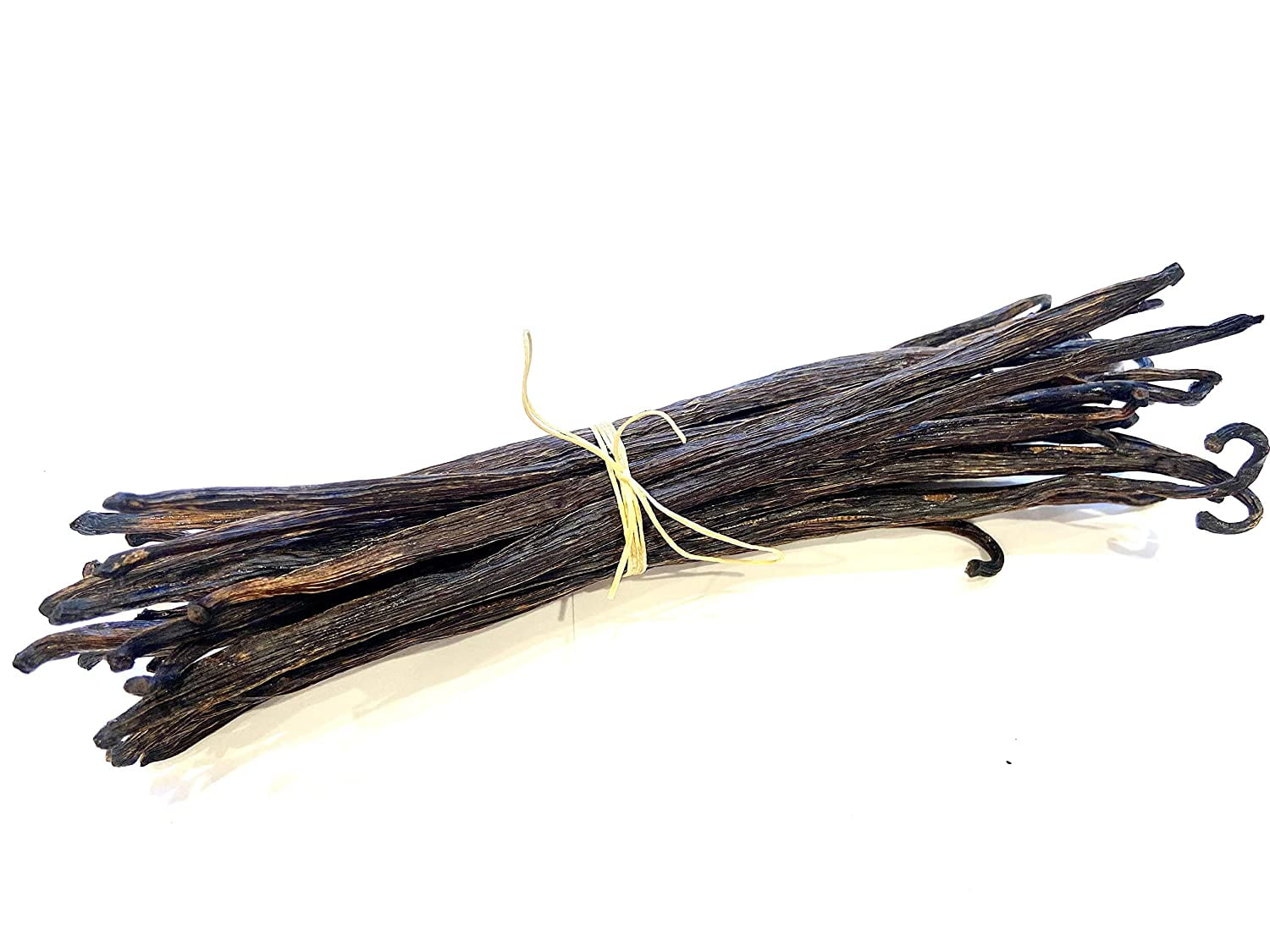 12 Crystallized Madagascar Vanilla Bean - Premium Bourbon Grade Extract, 6-7 inches, Great for  Extract. Red Cuts Vanilla with HI level of Vanillin 2.1% (12 Vanilla Beans)
