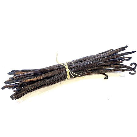 15 Premium Dry Vanilla Beans, Perfect for Making Vanilla Extract, Moisture 15-20%,Vanillin 2.2% perfect for Extract 6-7 inch (hi Vanillin %)