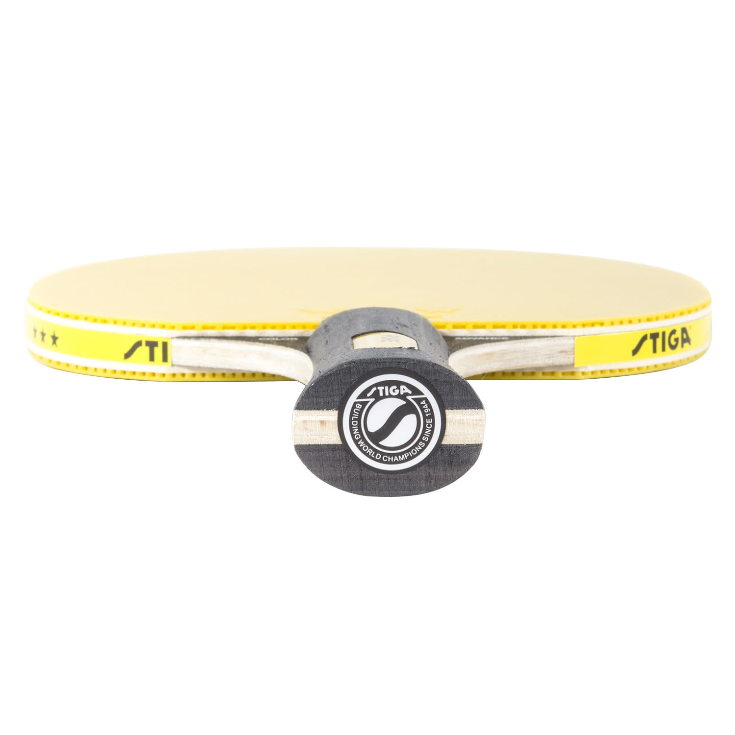 STIGA Pure Color Advance Performance-Level Colorful Table Tennis Racket (Yellow)
