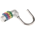 thumbnail image 4 of 2 Pcs 4-Digit Combination Padlock - Silver Letter Code Lock for Gym Locker, Toolbox, and School Security, 4 of 4