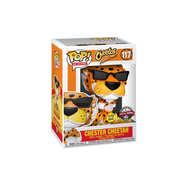 FUNKO POP AD ICONS: CHEETOS - FLAMING HOT CHESTER CHETOS GLOW EXCLUSIVO DISTRITOMAX Funko FUNKO 53877