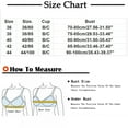 thumbnail image 2 of 2 PC Wireless Support Bras for Older Women 2024 Plus Size Full Coverage Push up Bralettes No Underwire Everyday Bras, 2 of 6