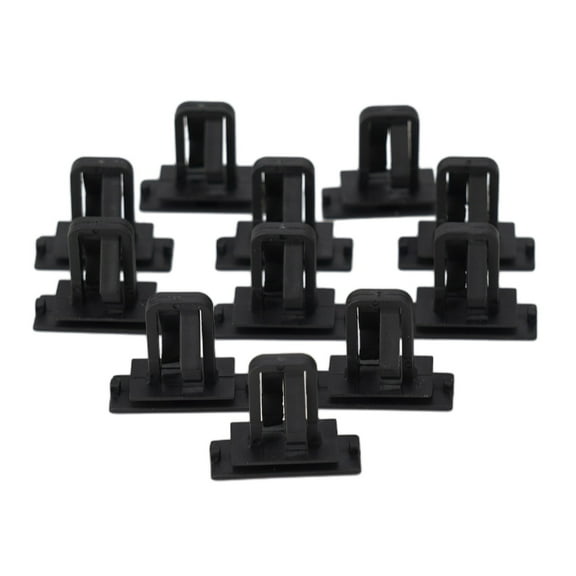 10 Pcs Car Front Fender Flare Front Molding Clips 5189180-AA for Jeep Wrangler for Commander 2006-10 Nylon Clip