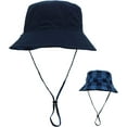 thumbnail image 1 of czcpp-Women Bucket Hat Packable Cotton Reversible Sun Hat with Detachable Cord, 1 of 4