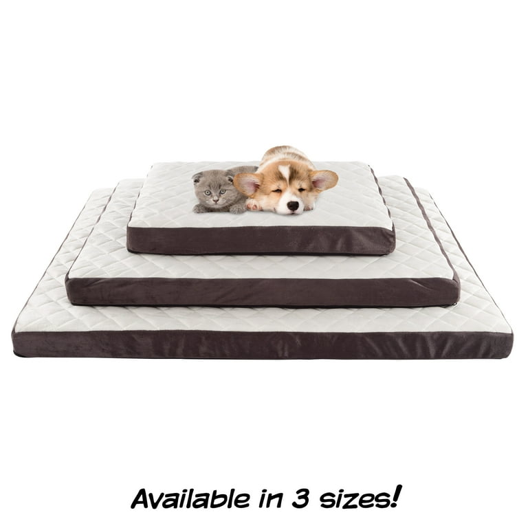 Our Pets Quilted 3? Memory Foam Dog Mat, Dog Bed & Crate Mat, Large, 24 x  36 x 3, Pet Bed Mat