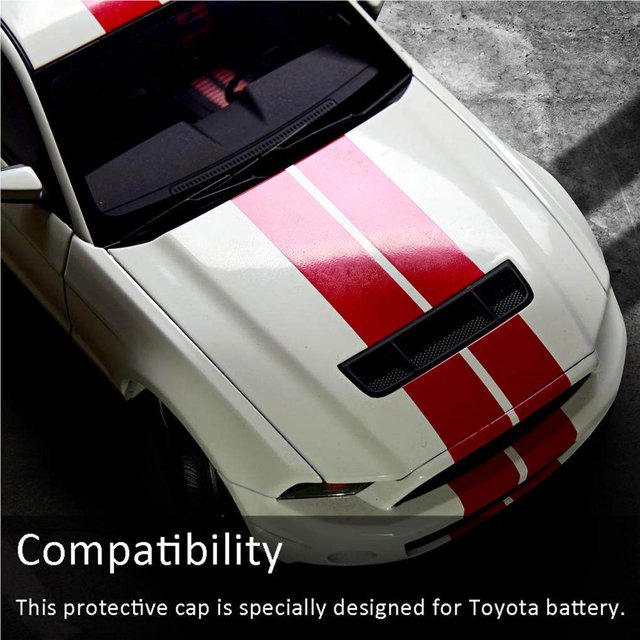 VONKY ABS Car Battery Negative Protector Waterproof Dustproof Anti-corrosive Protective Automotive Vehicle Cap Guard